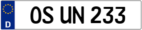 Truck License Plate